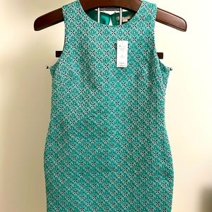 Turquoise flower summer dress.